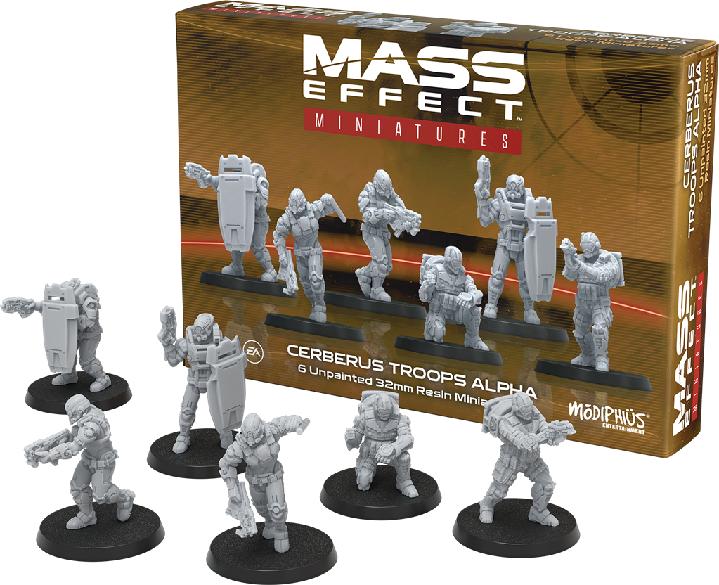 Mass Effect: Cerberus Forces Alpha (Resin Set) en Anglais