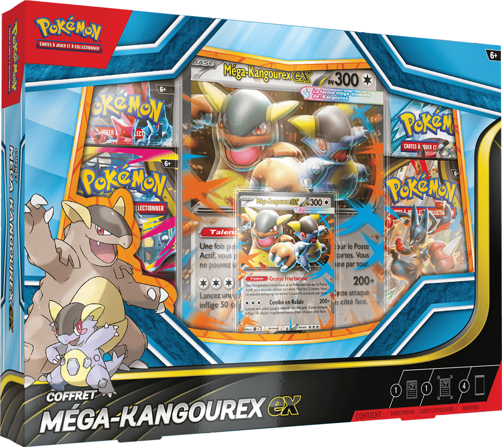 Pokémon : coffret Novembre ex 4b MEGA KANGOUREX EX (EN STOCK)