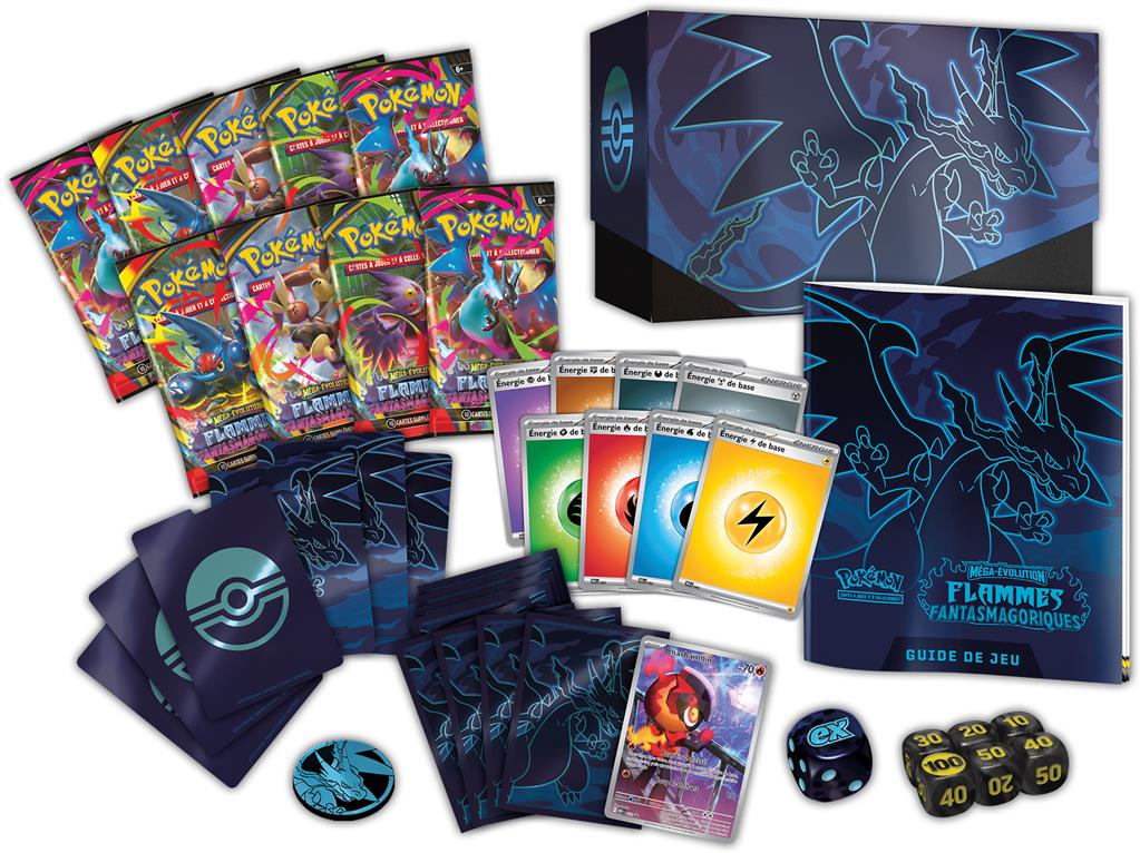 Pokémon ME02 : coffret Dresseur d'Elite Méga-Dracaufeu X-ex (Limité à un exemplaire par client)