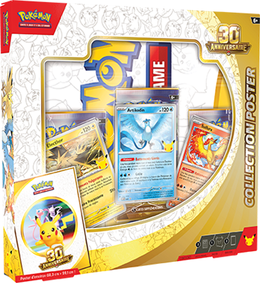 Pokémon 30 ans : Coffret Poster