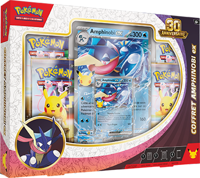 Pokémon 30 ans : Coffret Amphinobi-ex (un seul exemplaire par client)