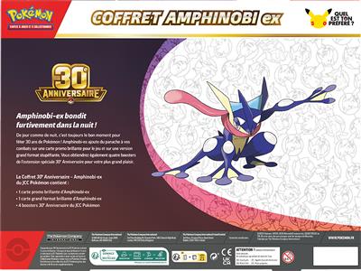Pokémon 30 ans : Coffret Amphinobi-ex (un seul exemplaire par client)