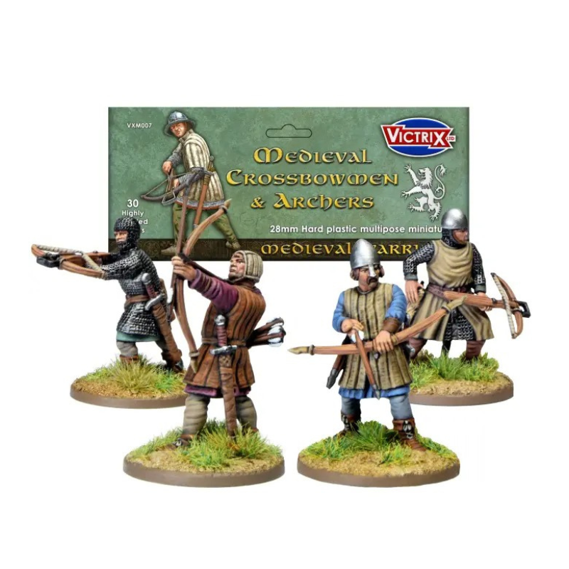 Victrix Miniatures 28mm Médiéval - Crossbowmen & Archers