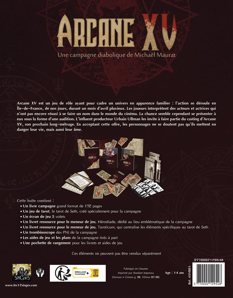 Arcane XV (jeu campagne) (EN STOCK)