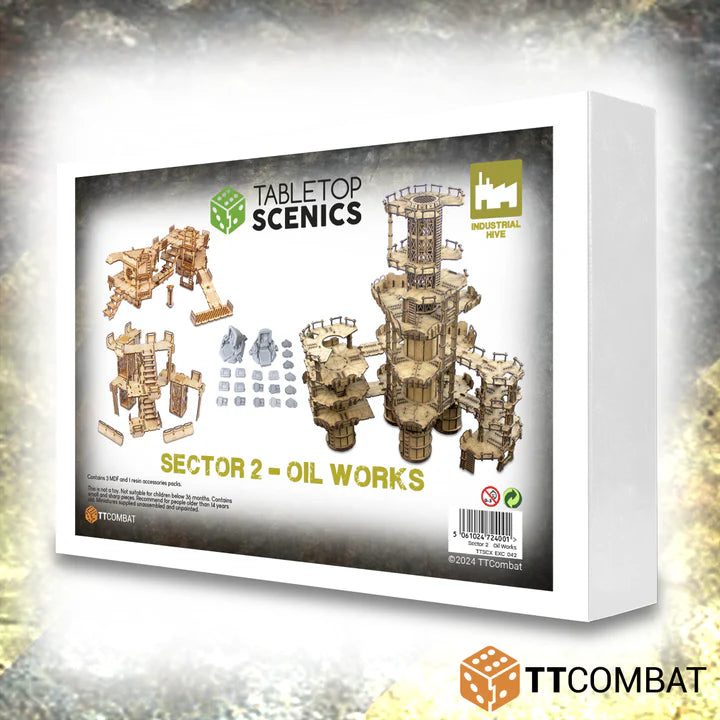TT Combat - Sector 2 - Oil Works White Box Bundle (Précommandes sortie en février 2025)