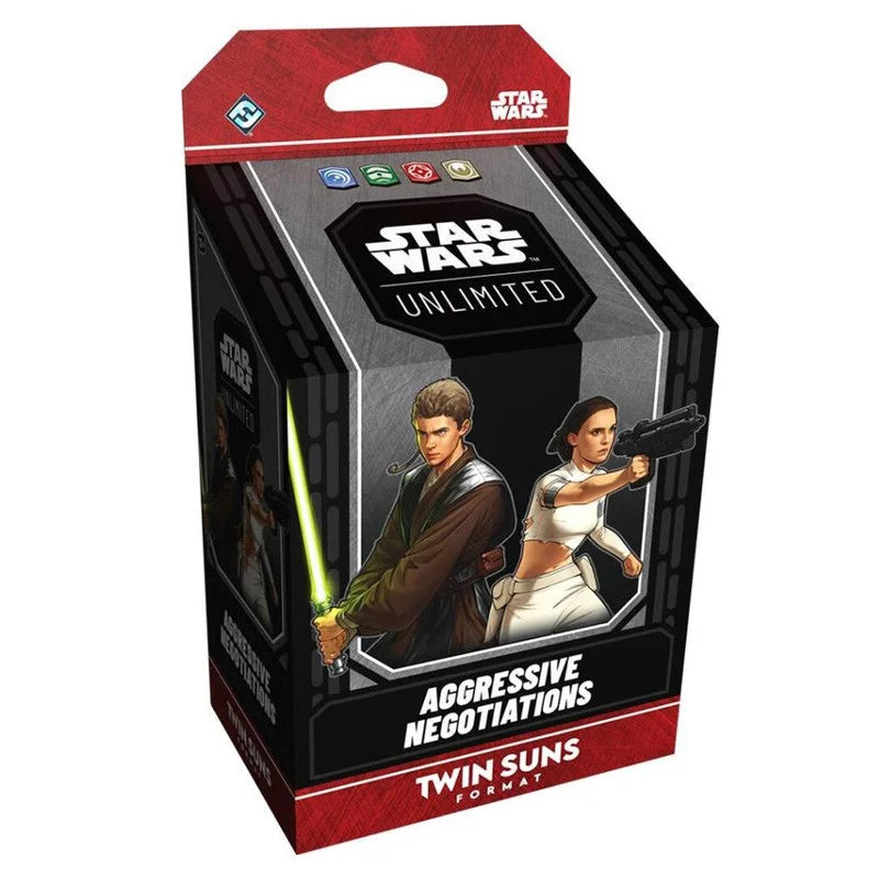 Star Wars Unlimited - Twin Suns- Deck Négociations Agressives  Expédition
