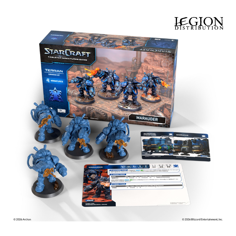 StarCraft - Terran - Marauder Expansion Set en Anglais (sortie officielle le 24 aout)