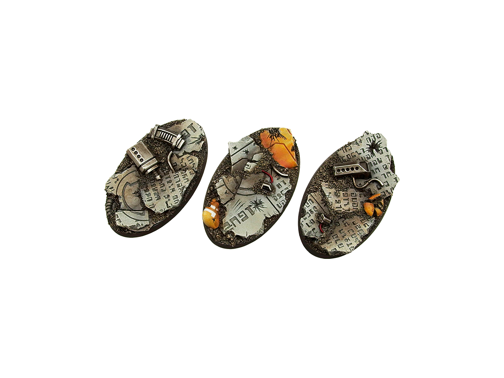 TauCeti Bases, Oval 75x42mm (x2)