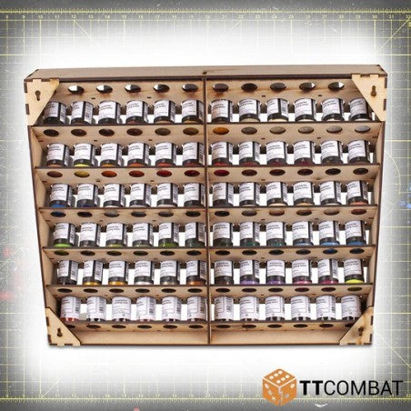 TTCOMBAT & VALLEJO / ARMY PAINTER PAINT RACK 72
