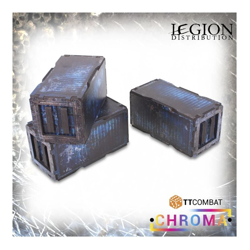 TTCombat - Chroma - Freight Containers - Bleu Prépeint