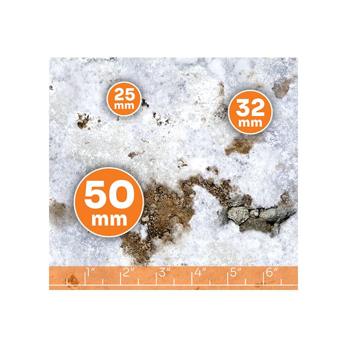 Tundra – Tapis de jeu en caoutchouc simple face 44″x60″ / 112 x 152 cm