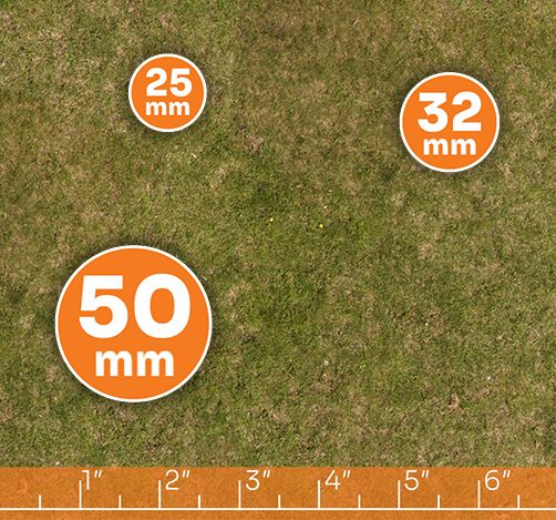 Universal Grass – Tapis de jeu en caoutchouc simple face 48″x36″ / 122 x 91,5 cm