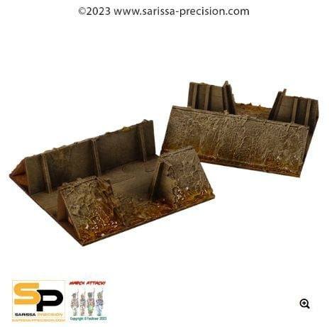 Sarissa Précision Trench System : Trench Entrance (x2)