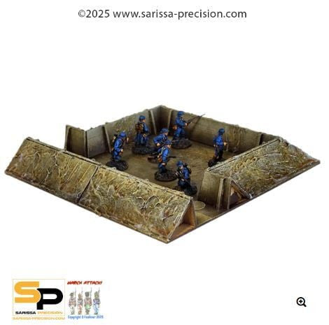 Sarissa Précision Trench System : Trench Gun Emplacement/Ammo Stash