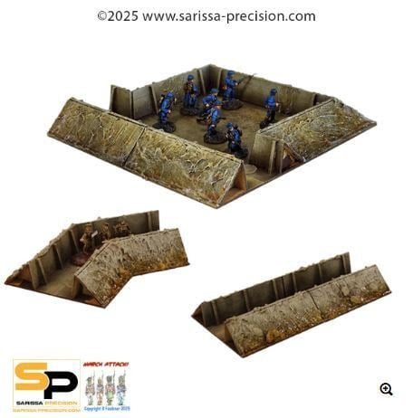 Sarissa Précision Trench System : Trench Defence Line Bundle