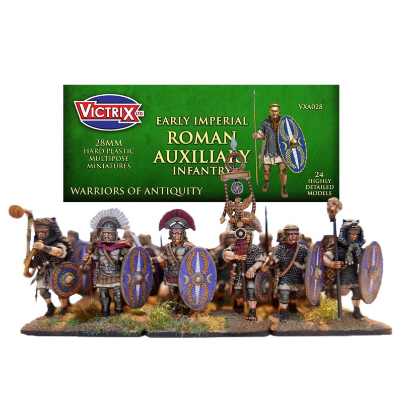 Victrix Miniatures 28mm Antiquité  - Early Imperial Roman Auxiliary Infantry