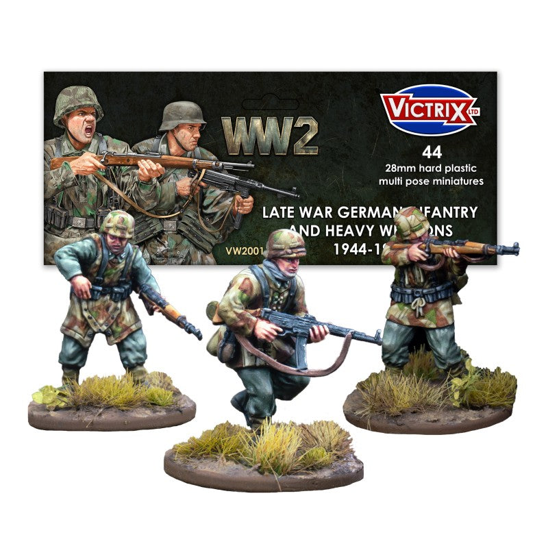 Victrix Miniatures 28mm 2nd Guerre mondiale - German Infantry & Heavy Weapons