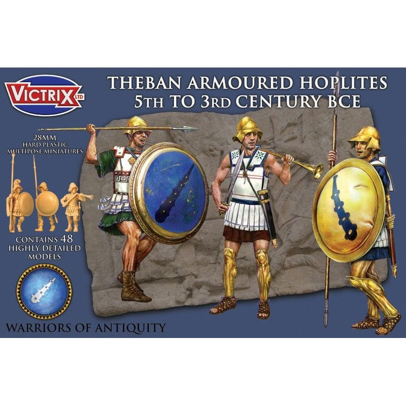 Victrix Miniatures 28mm Antiquité - Theban Armoured Hoplites 5th to 3rd Century BCE
