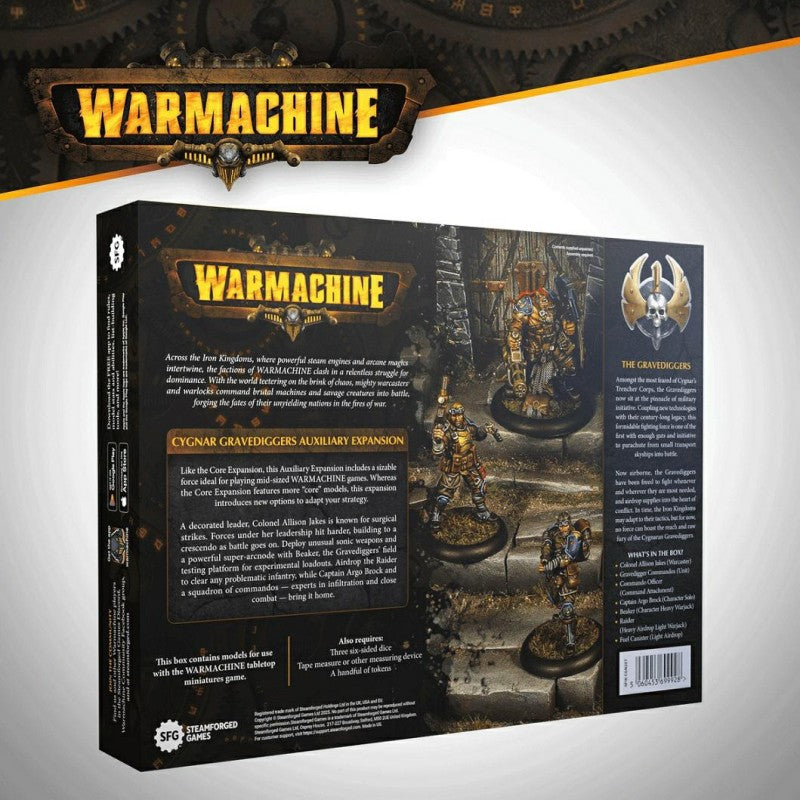 Warmachine - Cygnar - Gravediggers Auxiliary Expansion