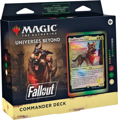 Magic The Gathering : Fallout Commander Scrappy Survivors en Anglais