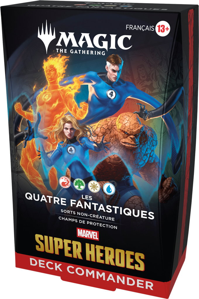 Magic The Gathering : Marvel Super Heroes - Deck Commander "Les Quatre Fantastiques" en Francais