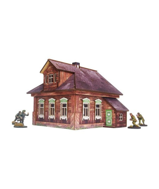 WW2 Ostfront Village Forester 's Dacha (1) pré-peint