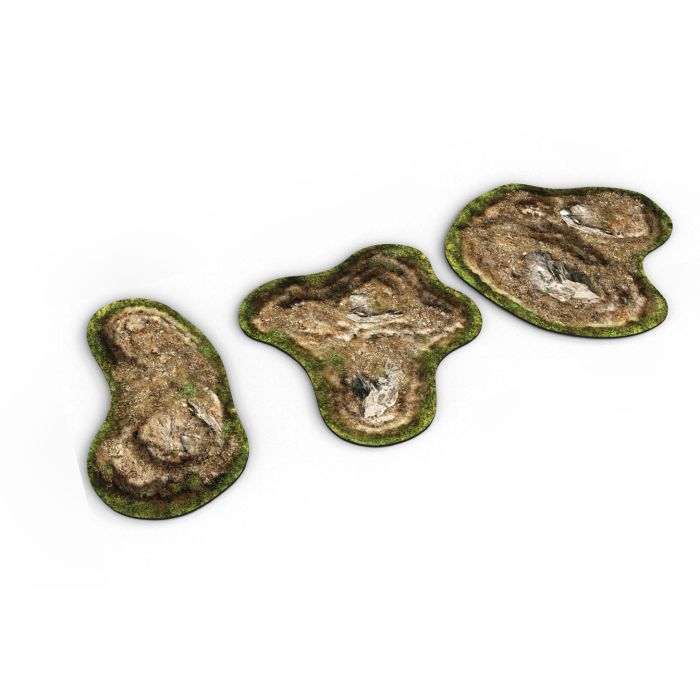 Rubber 2D terrain set – Hills