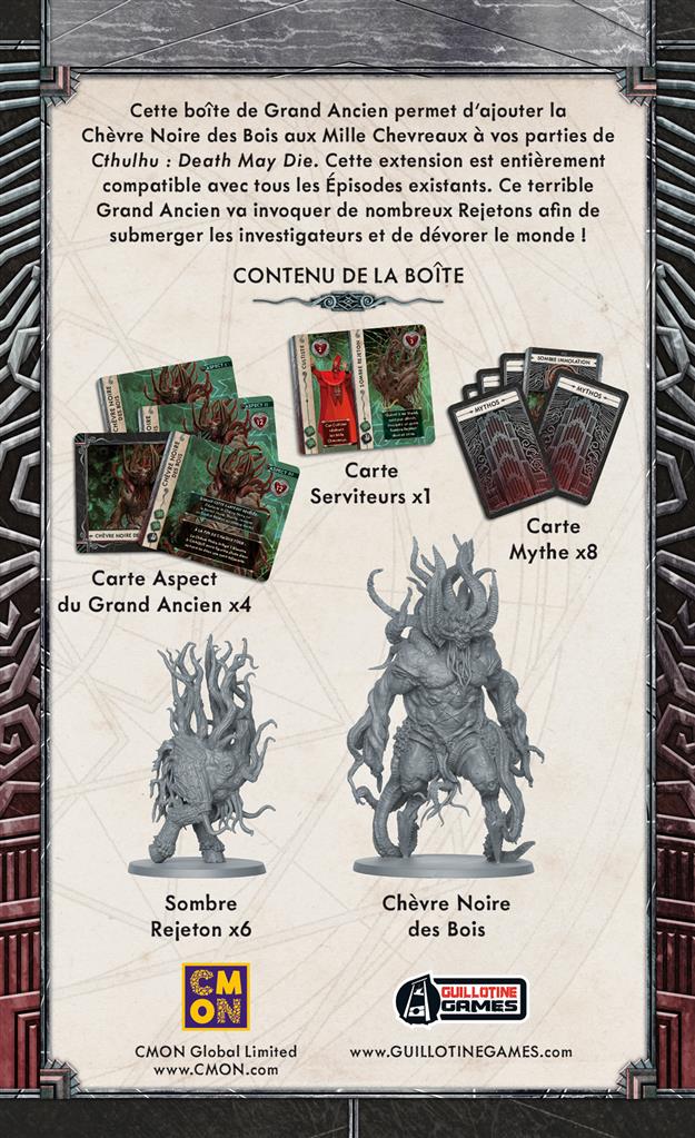 Cthulhu Death May Die : La Chèvre Noire des Bois (Extension)
