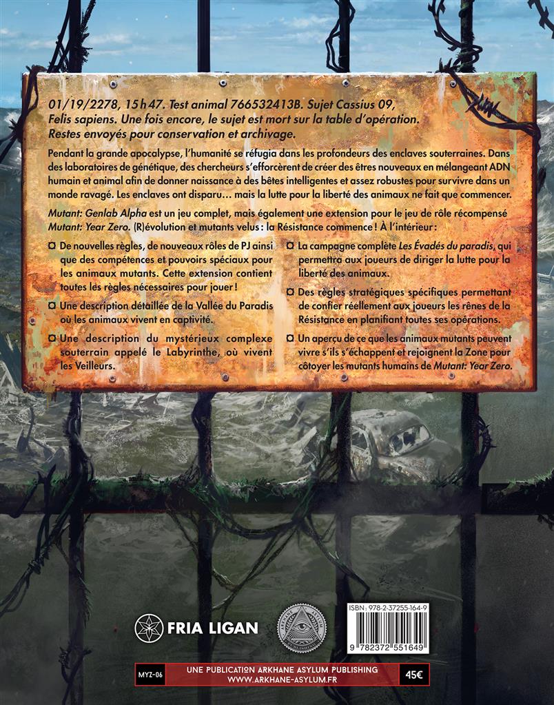 Mutant Year 0 : Genlab Alpha