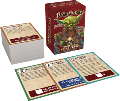 Pathfinder 2 : Deck de Cartes d’Etats