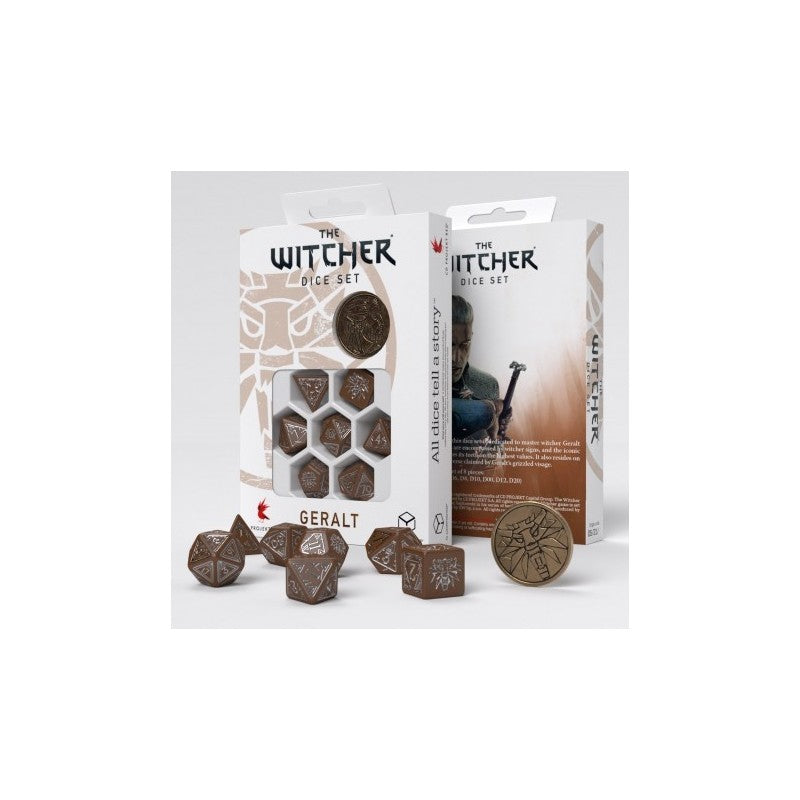 Set de Dés The Witcher - Geralt, Ablette