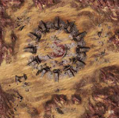 Star Wars Légion : Playmat Desert Ruins (Tapis de Jeu)