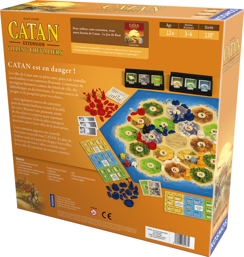 CATAN: Villes et chevaliers (Ext) (Refresh)