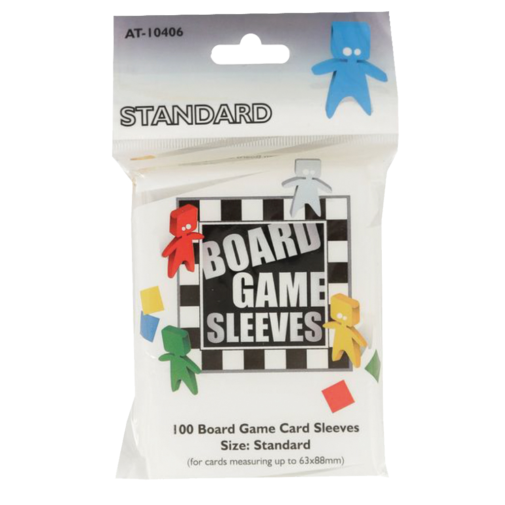 100 Board Game Sleeves : Standard 63x88mm
