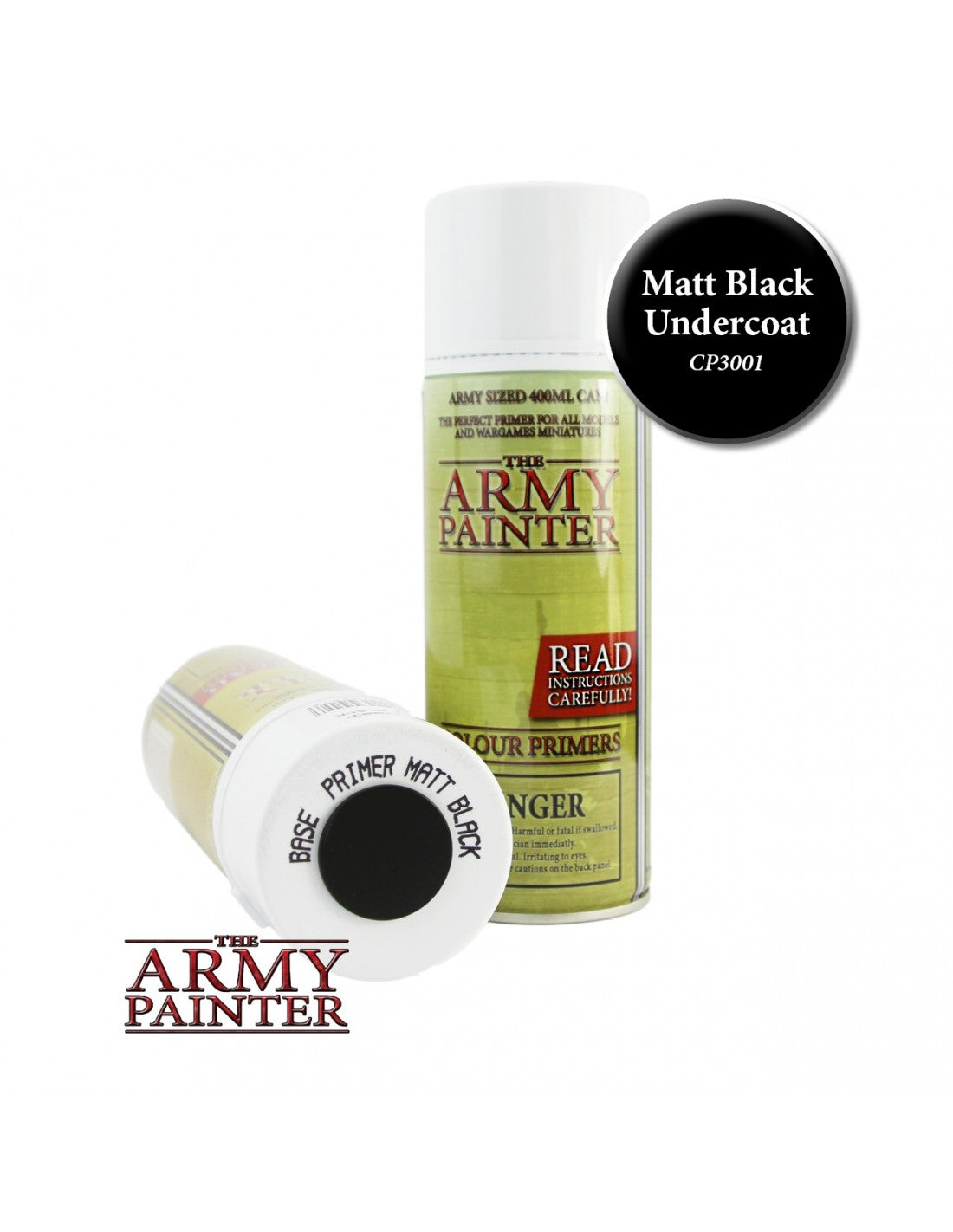 Army Painter - Bombes de sous-couche - Matt Black
