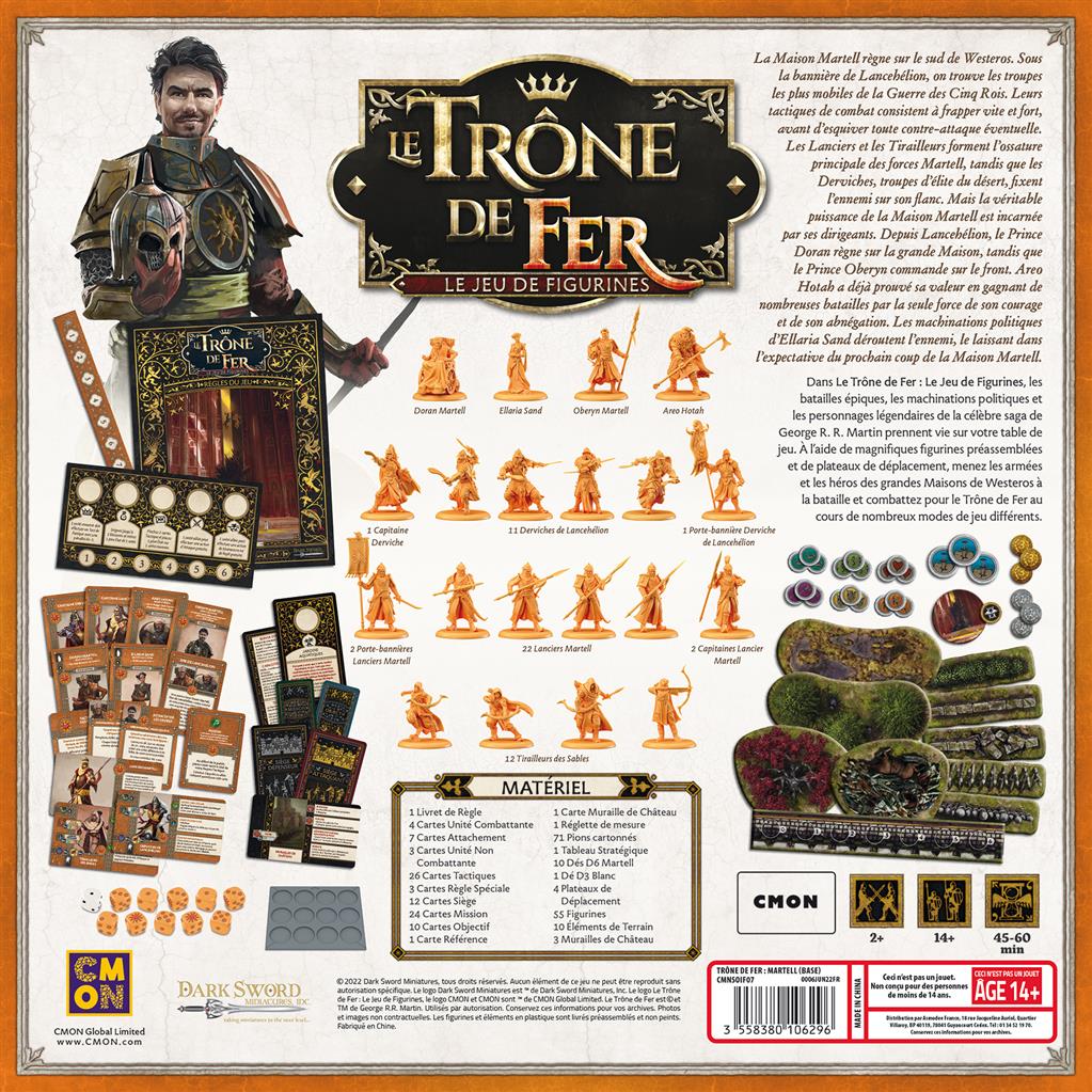 Trône de Fer: Jeu de Figurines: Boite de base Martel [M22]