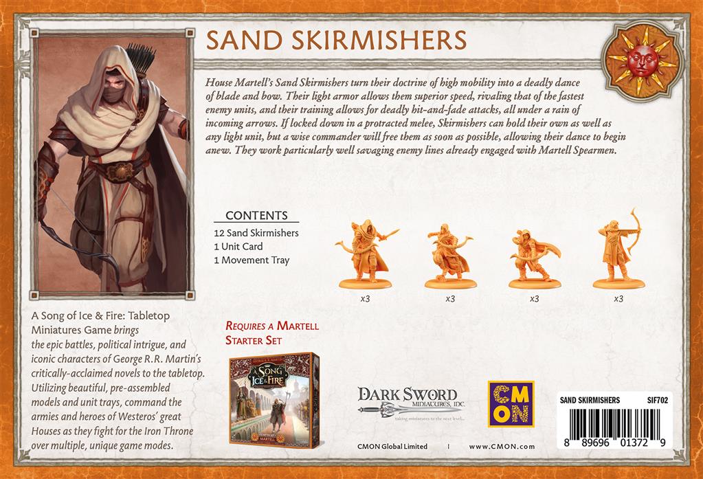 Trône de Fer: Jeu de Figurines : Tirailleurs des Sables [M22]
