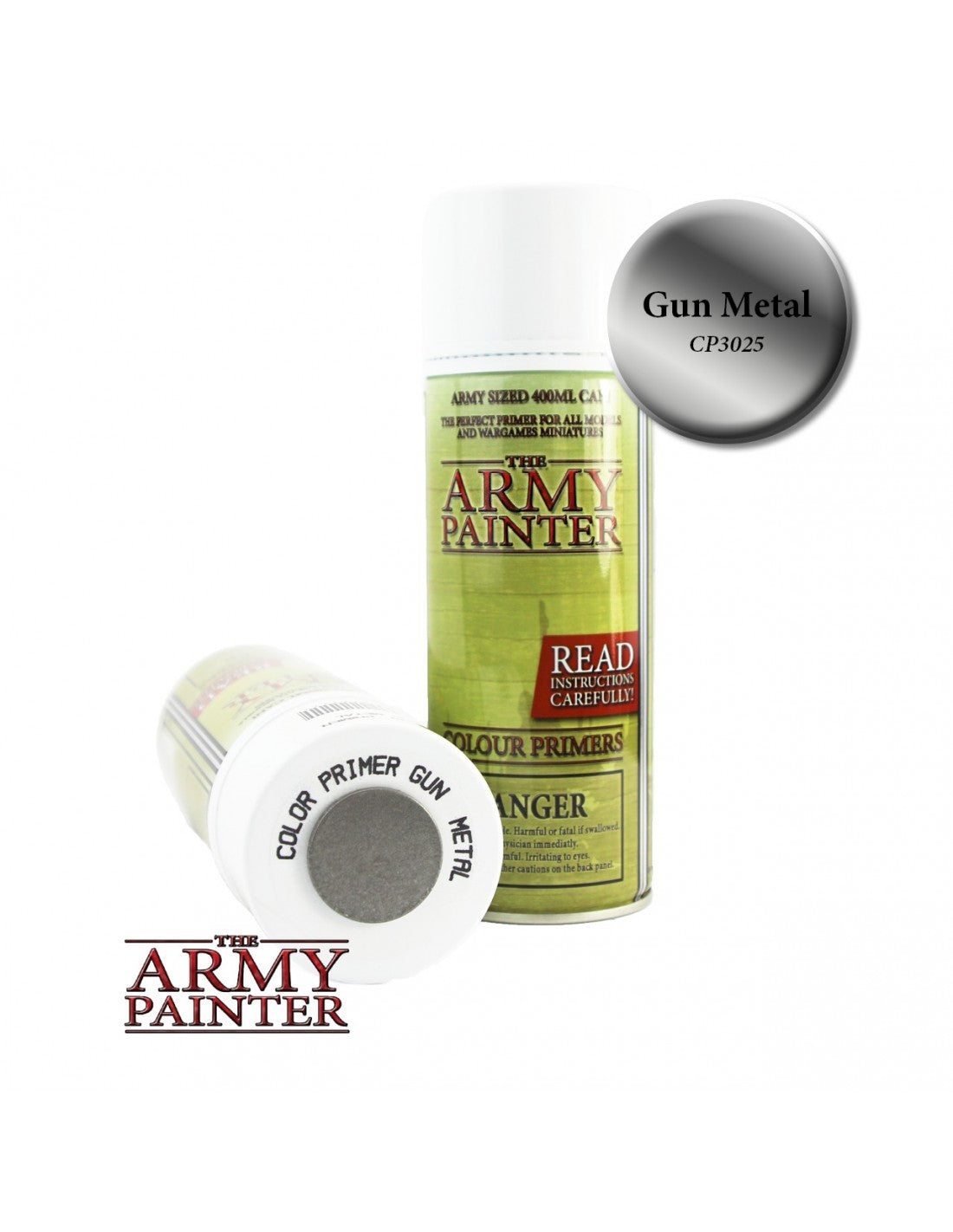 Army Painter - Bombes de sous-couche - Gun Metal