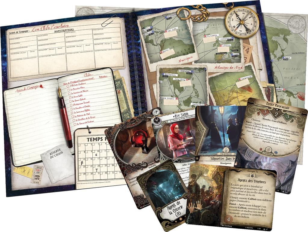 Horreur à Arkham : Le Jeu de Cartes : Les Clefs Écarlates (Campagne)