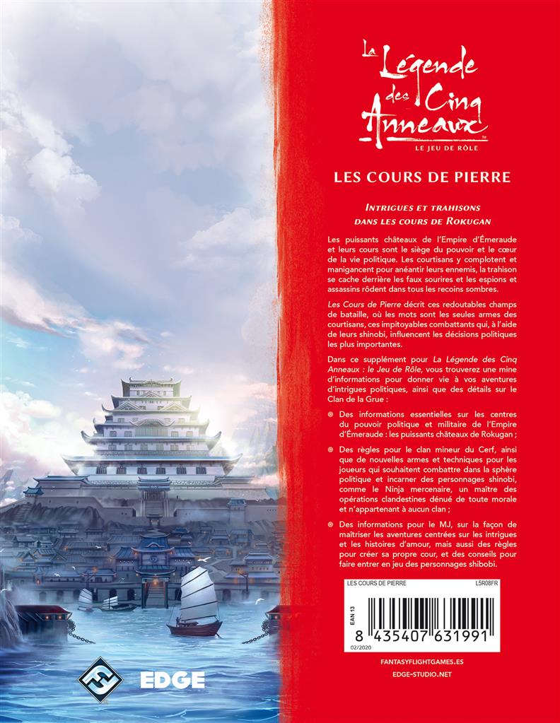 Légende des 5 Anneaux JDR : Les Cours de Pierre