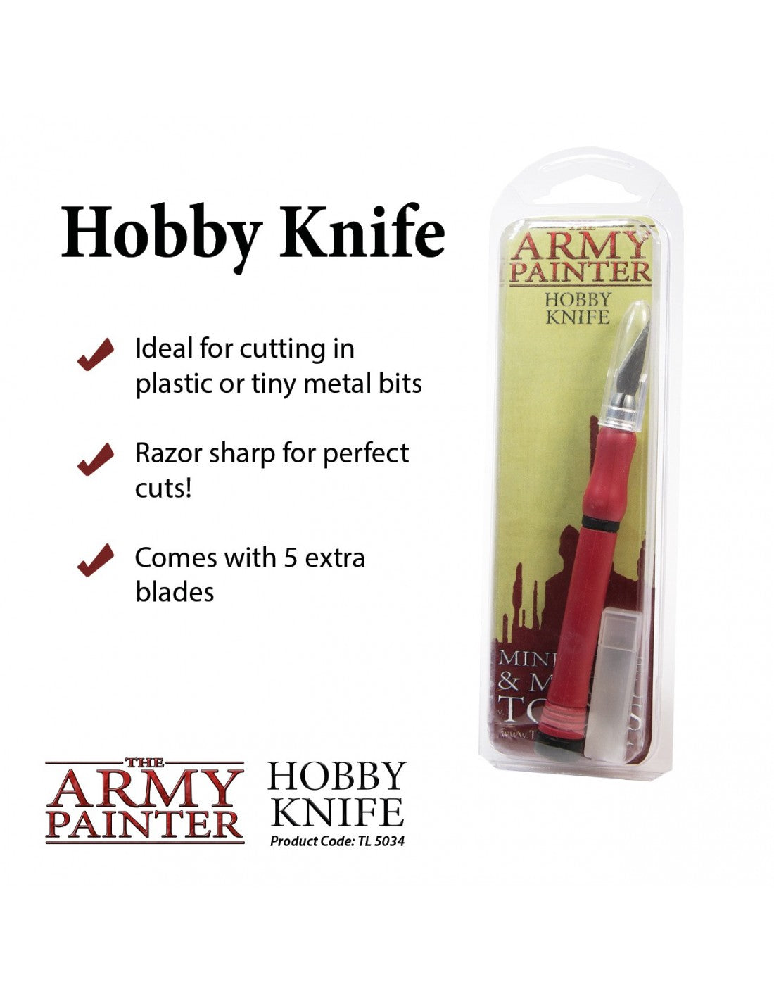 Army Painter : Hobby Knife (Couteau de Modélisme)