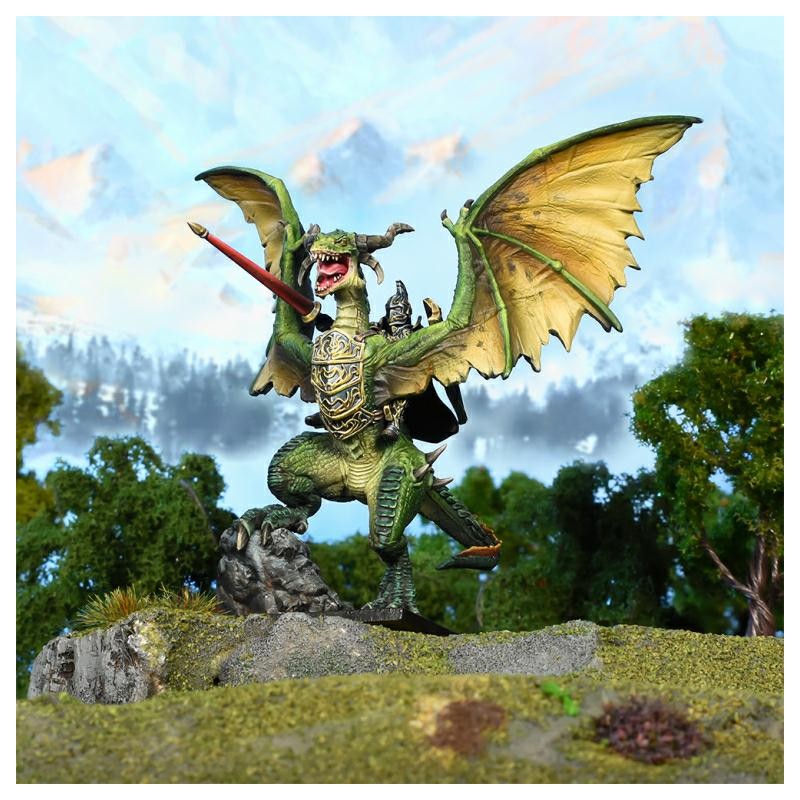 Kings of War Elfes  - SEIGNEUR SUR DRAKE