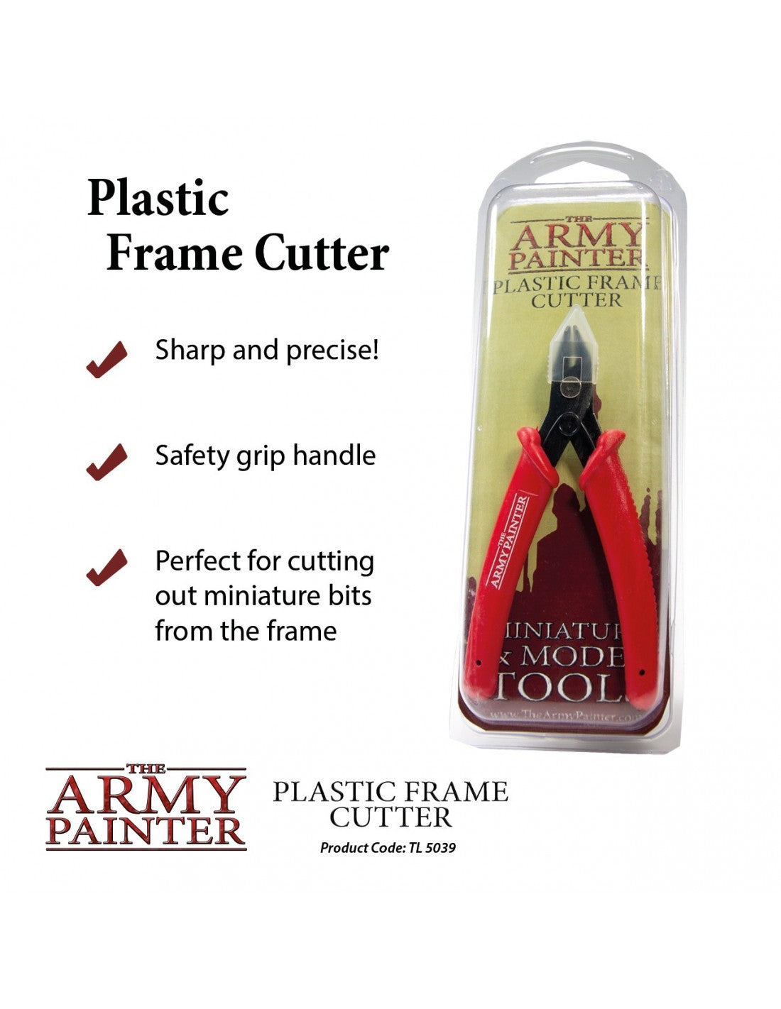 Army Painter : Plastic Frame Cutter (Pince Coupante)