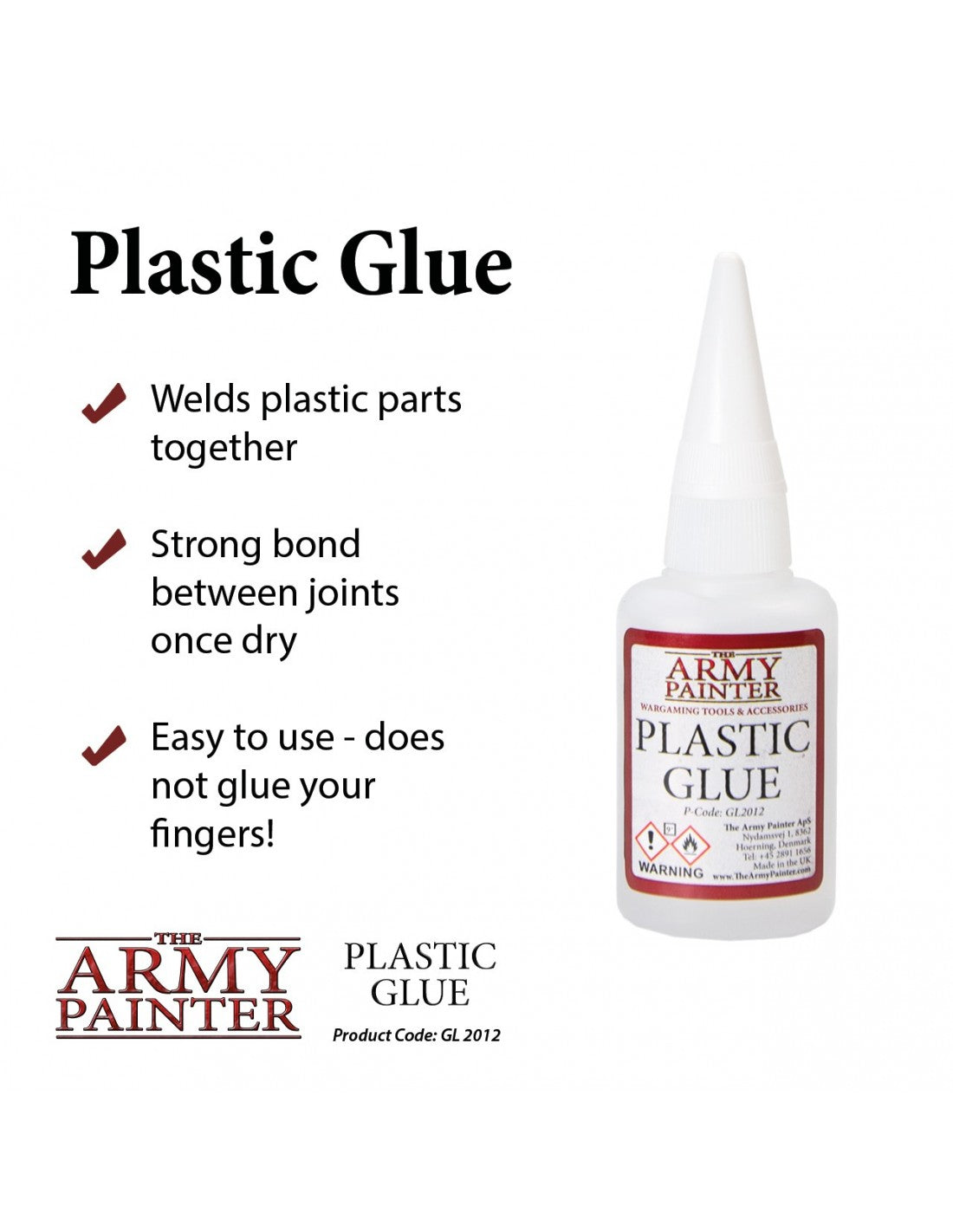 Army Painter : Plastic Glue (Colle Plastique)