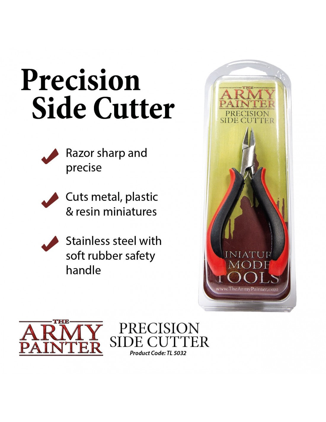 Army Painter : Precision Side Cutter (Pince Coupe)