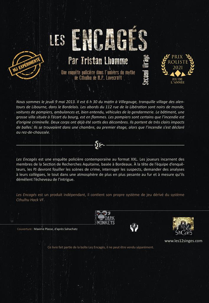 Les Encagés (seconde édition)